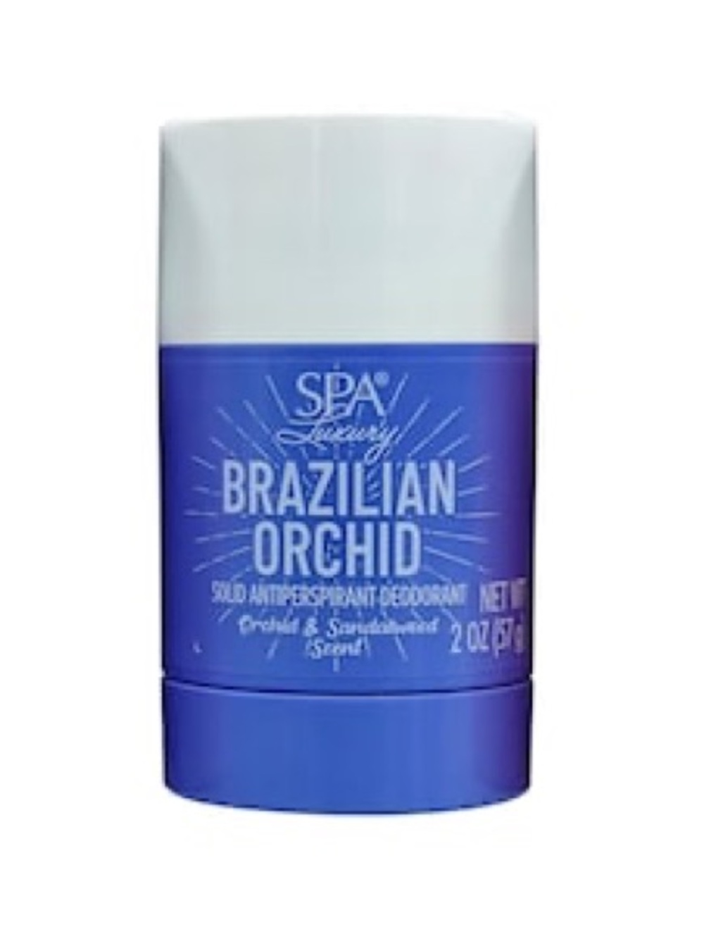 Spa Luxury Brazilian Orchid Antiperspirant Deodorant, 2 Oz. NWT